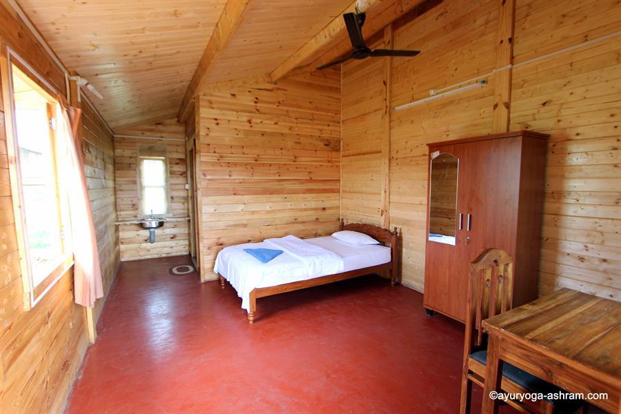 01 AyurYoga Eco-Ashram, India, (2) Private Wooden Bedroom